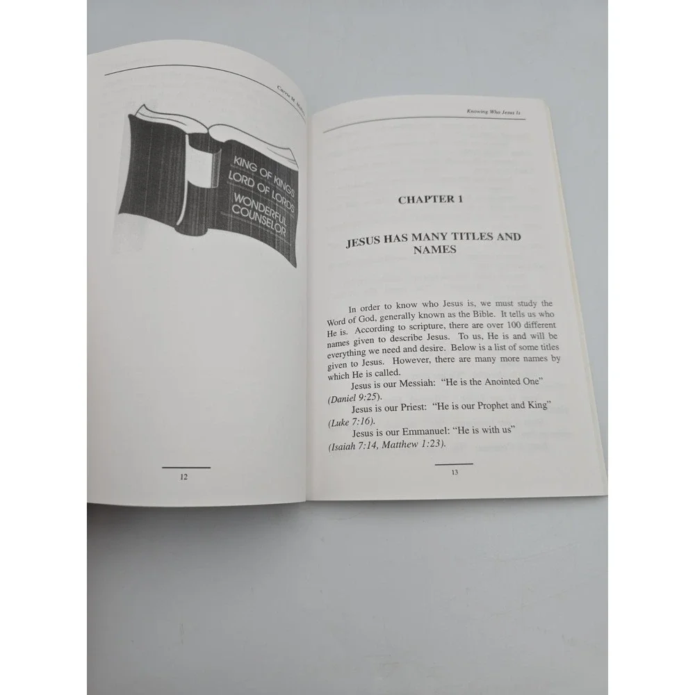 Knowing Who Jesus Is by Carrie Mae Malloy (2002, Perfect)